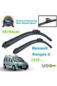 YEO  Renault Kangoo 2 2008-... Aeroflex Muz Silecek Takımı thumbnail 1