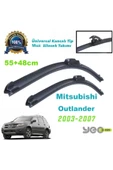 YEO  Mitsubishi Outlander Aeroflex Muz Silecek Takımı thumbnail 1