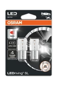Osram  Çift Duy Kırmızı 1016 Led Stop Ampulü LEDriving SL 7528DRP.02B (2'li Paket) - 1