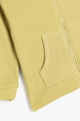 Koton Erkek Bebek Pamuklu Kanguru Cepli Fermuarlı Basic Kapşonlu Sweatshirt - 3