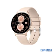 Haino Teko Watch Ultra 5 Amoled Ekran Super Slim Tasarım WaterProof 3 Kordonlu Akıllı Saat Gold Rose - 2