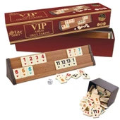 1010464 VİP Ahşap Okey Takımı Açık Renk ,Star okey - 5