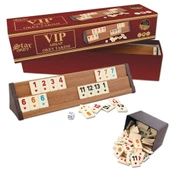 1010464 VİP Ahşap Okey Takımı Açık Renk ,Star okey - 2