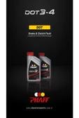 parcafix Phaff Hıdrolık Fren Yagı Dot4 500ml - 1