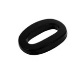 Kapı Numarası Yapışkanlı Küçük Boy 50 mm 5 cm Numara 0 Rakam Sıfır Sayı Siyah Renk Numaralar 1 Adet - 5