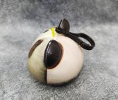 3D Hayvan Yüzlü Panda Squishy Çanta Süsü Anahtarlık - 2