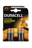Duracell Alkalin AAA İnce Kalem Pil, 1,5V (LR03 / MN2400), 4’lü Paket - 1