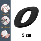 Kapı Numarası Yapışkanlı Küçük Boy 50 mm 5 cm Numara 0 Rakam Sıfır Sayı Siyah Renk Numaralar 1 Adet - 1