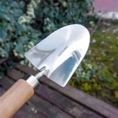 Kürek Bahçe Küreği Bahçıvan Saksı Çiçek Bitki Mini El Küreği Fide Toprak Hobi Geniş Kürek 32 cm - 6