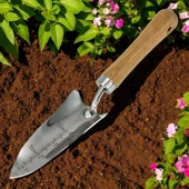 Kürek Bahçe Küreği Ölçekli Bahçıvan Saksı Çiçek Bitki Mini El Küreği Fide Toprak Hobi Dar 32 cm - 8
