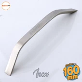 Şahin Metal İnox Kulp 160 mm Mobilya Çekmece Mutfak Dolabı Dolap Kapak Kulpları Kulb Kulpu 16 cm - 1