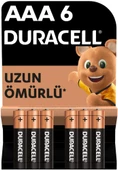 Duracell Alkalin AAA İnce Kalem Pil 1,5V (LR03 / MN2400), 6’lı Paket - 2