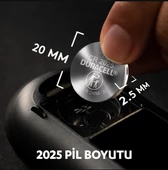 Duracell Özel 2025 Lityum Düğme Pil 3V, 2’li paket (CR2025) - 5