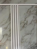 Renkli Duvarlar 100cm ATC Dekoratif Beyaz L Köşe Duvar ÇItası Kapama Çıtası Duvar Lambirisi Paneli Kapama L Köşesi thumbnail 5