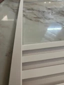 Renkli Duvarlar 100cm ATC Dekoratif Beyaz L Köşe Duvar ÇItası Kapama Çıtası Duvar Lambirisi Paneli Kapama L Köşesi thumbnail 4