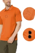 Erkek Polo Yaka Gömlek Hızlı Kuruma Nem Emici Performans Pique Jersey Golf T-shirt - 2