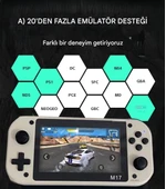 QASUL 4.3 inç Oyun Konsolu  25 Simülatörü Destekler, 20000 den fazla oyunlu 64 GB SD  Kart Hediye - 4