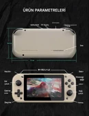 QASUL 4.3 inç Oyun Konsolu  25 Simülatörü Destekler, 20000 den fazla oyunlu 64 GB SD  Kart Hediye - 6