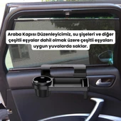 Coofbe Araç İçi Organizer Araç Bardaklık Tutucu Araç Eşya Saklama Kutusu Oto Bardaklık Tutucu thumbnail 3