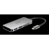 D-LINK DUB-C106 0.15metre TYPE-C - HDMI_USB 3.0 Çevirici Adaptör 4K-60Hz/100W thumbnail 1