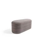 Framgan Gri Bench Puf -yatak Ucu Bench - Bench Koltuk - Modern Bench Modelleri - Oturma Bankı - Küçük Koltuk - 6