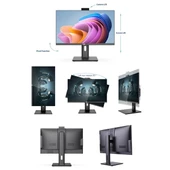 REDROCK 27" HIGHLINE RR AIO-PT711716R51N27P CORE i7 11700- 16GB RAM- 1TB NVME O/B UHD FDOS PIVOT - 3