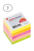 Noki Memo Stick 50X50 Mm Karışık Renk Neon Küp Blok - 1