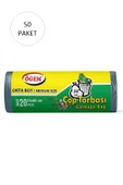 Orta Boy Çöp Torbası 55 x 60 cm 20 Li Rulo x 50 Paket = 1000 Adet (Mavi) - 1