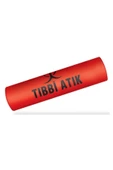 Büyük Boy 65 x 80 cm 300 gr 10 lu Rulo x 1 Paket = 10 Adet (Kırmızı-Siyah Baskılı) - 1