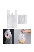 Şeffaf Atlet Poşet Küçük Boy 24x43 cm 1 Paket Takriben 300 Adet - 2