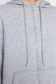 Tarz Regular Kapüşonlu Standart Kol Regular Örme Sweatshirt - 4