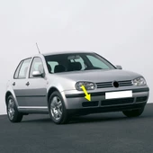 VW Golf 4 1998-2004 Ön Tampon Sağ Sis Kapağı Izgarası 1J0853666E thumbnail 1