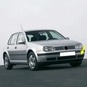 VW Golf 4 1998-2004 Ön Tampon Sol Sis Kapağı Izgarası 1J0853665B thumbnail 1