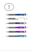 Gıpta Versatil Uçlu Kalem Kipling 0.7 mm Mor 12'li - 1