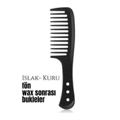 ModaCar Bukleli Saç Fön Wax Sonrası Tarak Karbon Nano Absolute Professional - 1