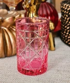 Bohemia Şah Mat Kısa Kahve Yanı Bardak Kadeh Takımı (Pembe) - 3