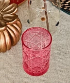 Bohemia Şah Mat Kısa Kahve Yanı Bardak Kadeh Takımı (Pembe) - 2