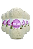 5 Adet Cotton Lüks Yelek Tunik Kazak Bluz Hırka İpi Yünü Ten 97544 - 1