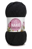 5 Adet Cotton Lüks Yelek Tunik Kazak Bluz Hırka İpi Yünü Siyah 97568 - 2