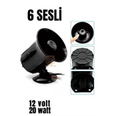 ModaCar Alarm Sireni 6 Değişik Sesli - 1