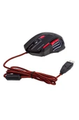 7 Tuşlu Kablolu Gaming Mouse & Mouse Pad Seti – 800/2400 DPI Ayarlı, Yüksek Hassasiyetli - 4