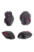 7 Tuşlu Kablolu Gaming Mouse & Mouse Pad Seti – 800/2400 DPI Ayarlı, Yüksek Hassasiyetli - 2