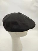 Erkek Klasik Kasket Sekiz Parça Siyah Renk - 3