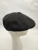 Erkek Klasik Kasket Sekiz Parça Siyah Renk - 8