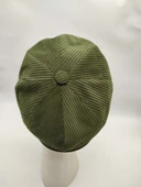 Kadife Kumaş Klasik Erkek Kasket Modern Tarz Yeşil Renk - 4