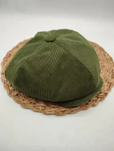 Kadife Kumaş Klasik Erkek Kasket Modern Tarz Yeşil Renk - 2