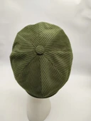 Kadife Kumaş Klasik Erkek Kasket Modern Tarz Yeşil Renk - 9