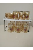 Mutfak Rafı Bardak Düzenleyici Bardak Rafı Dolap İçi Düzenleyici 14x30x15 Royaleks-TİM308 - 2