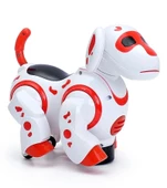 Müzikli Pilli ve Işıklı Robot Kırmızı Renkli Köpek - Mavi Su Dünyası - 1