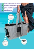 Hızlı Kuruyan Spor Çantası Fileli 44x29x17 Cm Hafif Tasarım Kısa Ve Ayarlanabilir Uzun Saplı - 2